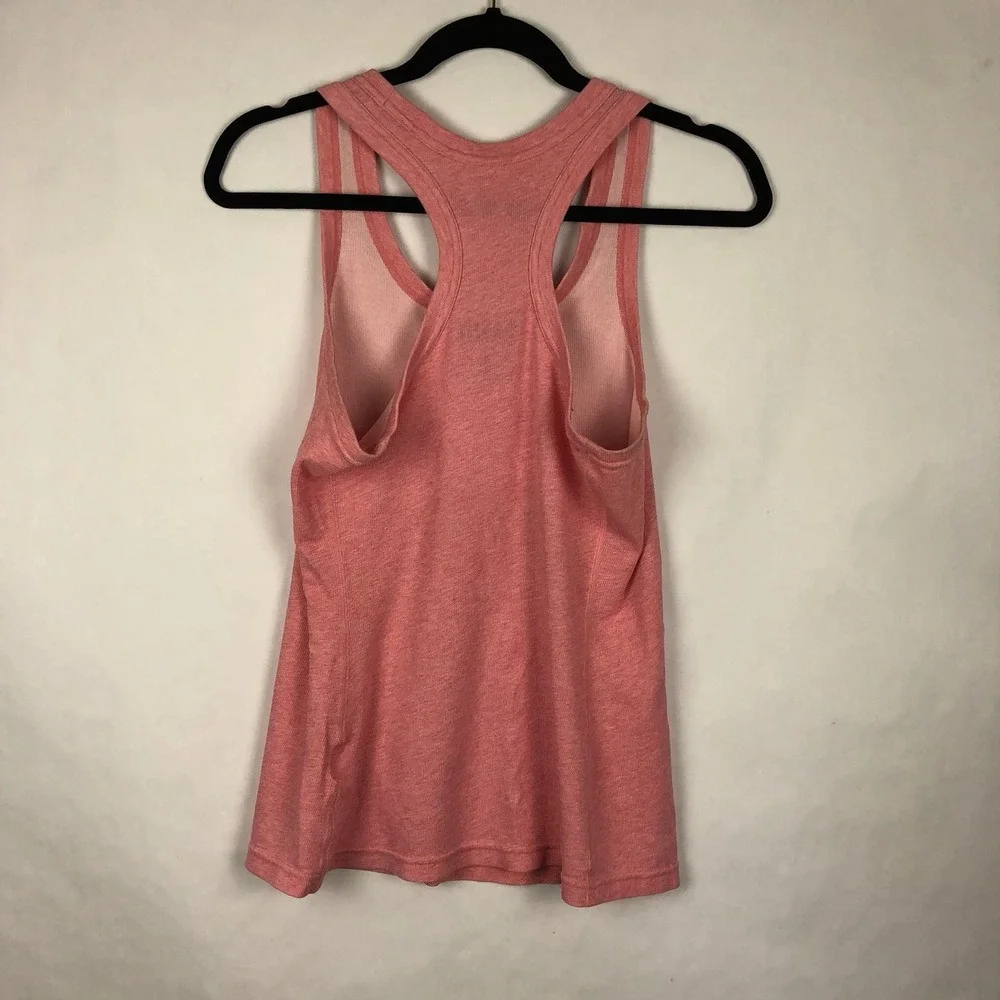 Nike Dri-fit Womens Tank Top Size Large Racer Back Pink (BL)‎
